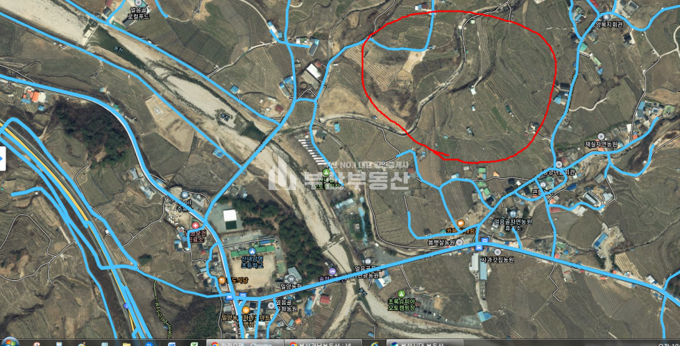 경남 밀양시 산내면 밀양 산내면 , 사과밭, 주말농장, 맑은 하천접, 매매 매물번호 10049 사진 1