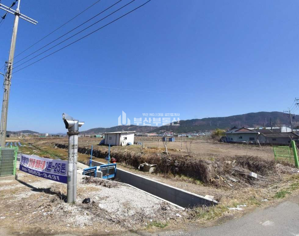 경남 김해시 진례면 토지매매>김해시 진례면 토지매매/진례면 초전리 농림지역 토지 매매 답매매 – 개발 잠재력 높은 넓은 부지 매매 매물번호 10229 사진 1